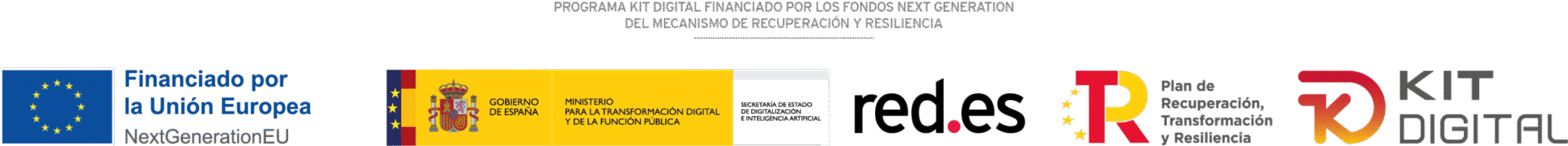 Logo Kit Digital financiado por la Unión Europea